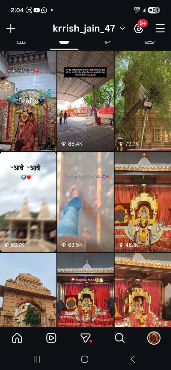 Krrish shri shri mal content creator portfolio 6 in Jodhpur